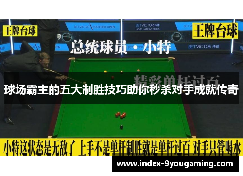 球场霸主的五大制胜技巧助你秒杀对手成就传奇